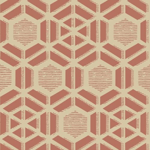 Tapeta 1838 Wallcoverings Geometryczna Capri 1905-126-06