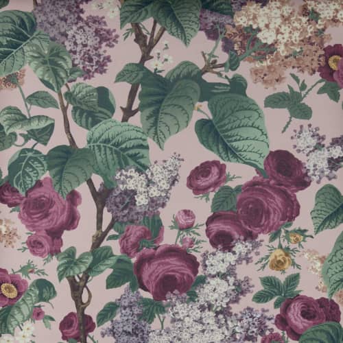 Tapeta 1838 Wallcoverings V&A Floribunda 2311-168-02 kwiaty liście