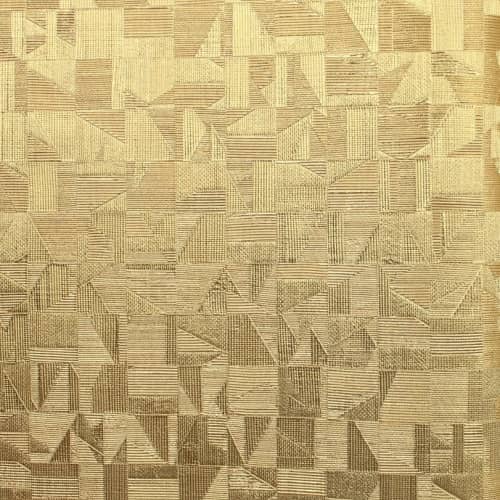 TAPETA ZŁOTA FOLIA GEOMETRIA CASAMANCE METAL 75740202