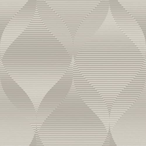 Tapeta winylowa trójwymiarowa geometria beżowo kremowa Decoprint Affinity AF24572