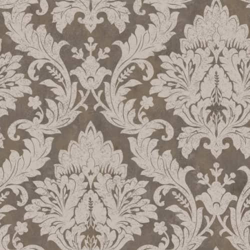 Tapeta Prestige Artemis damask ornament klasyka brąz AR65005