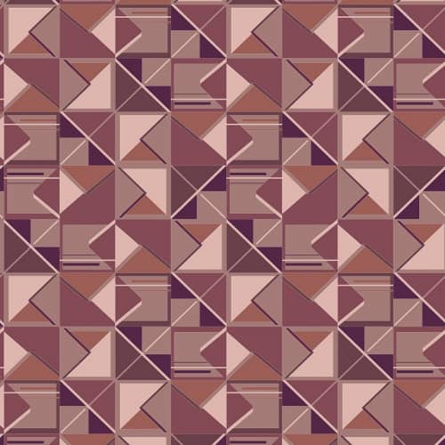 Tapeta Decoprint Boheme BO23078 geometria bordowy