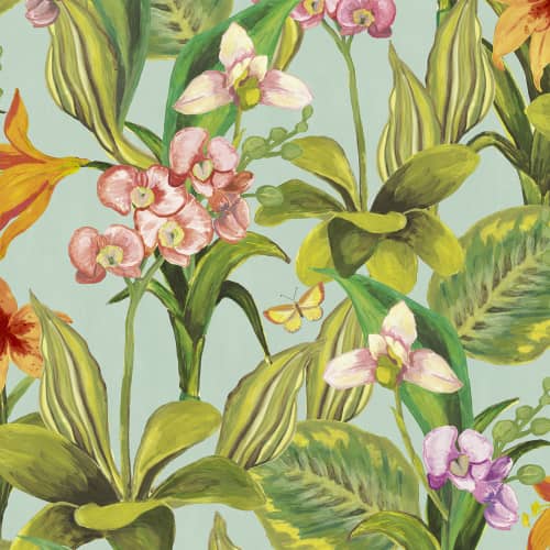 TAPETA MALOWANE KWIATY ORCHIDEE DECOPRINT BREEZE BR24080