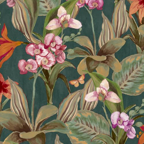 TAPETA MALOWANE KWIATY ORCHIDEE DECOPRINT BREEZE BR24083