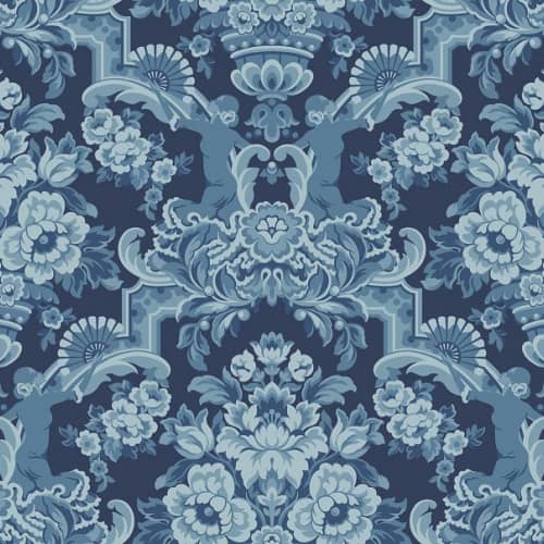 Tapeta damask niebieski Lola Cole&son Seville 117/13041