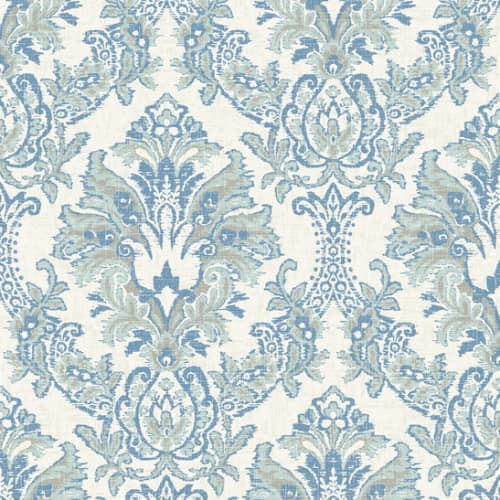 TAPETA klasyka damask niebieski York Impressionist CL2504