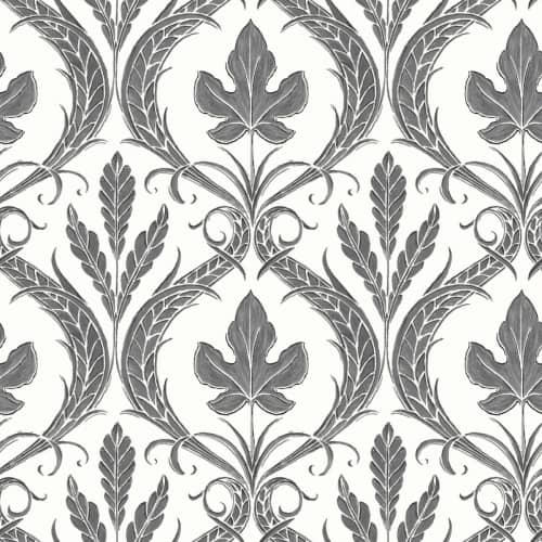 Tapeta ornament damask liście York Damask DM4926