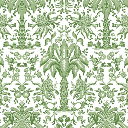 Tapeta ornament palmy damask York Damask DM5011