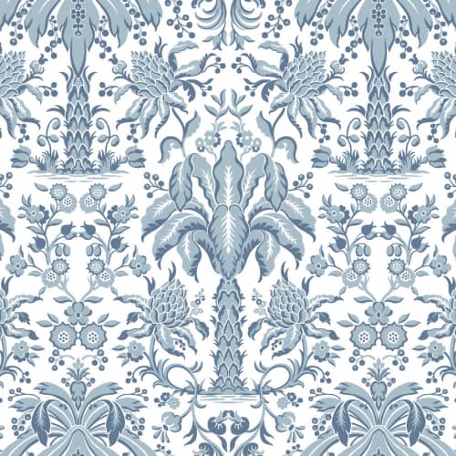 Tapeta ornament palmy damask York Damask DM5012