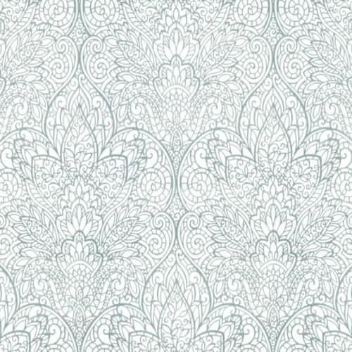 Tapeta York Wallcoverings Candice Olson After Eight damask DT5011 srebrny