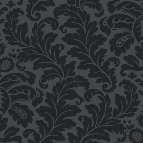 Tapeta York Wallcoverings Candice Olson After Eight damask DT5044 czerń