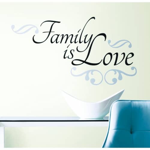 NAKLEJKA ROOMMATES RMK2120SCS FAMILY IS LOVE