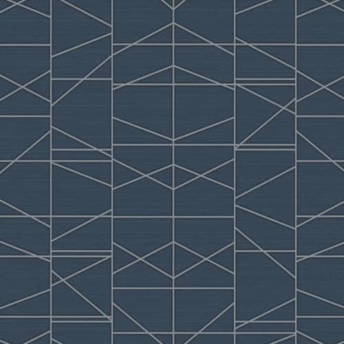 Tapeta geometria linearna minimalizm granat srebro York Geometric GM7545