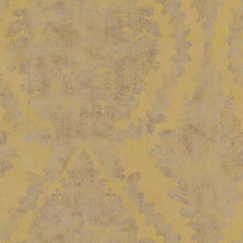 Tapeta klasyka damask metalizowany złoto York Wallcoverings Ronald Redding 24 Karat HS7956