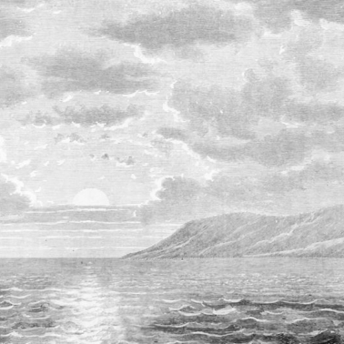 Mural Inkiostro Bianco rysunek niebo morze Sky INKFERD1601