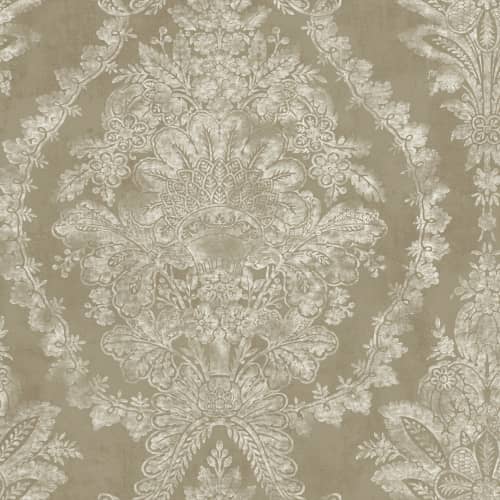 Tapeta klasyka damask metalizowany złoto York Wallcoverings Ronald Redding 24 Karat KT2217