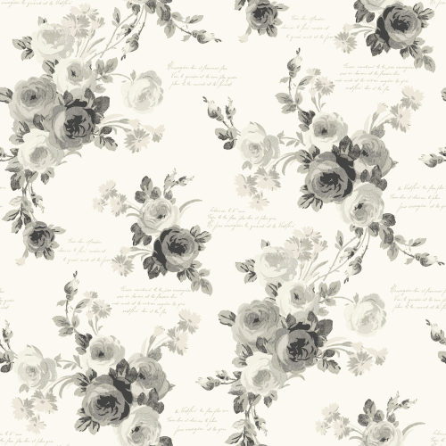 Tapeta kwiaty szara MAGNOLIA HOME by Joanna Gaines MH1524