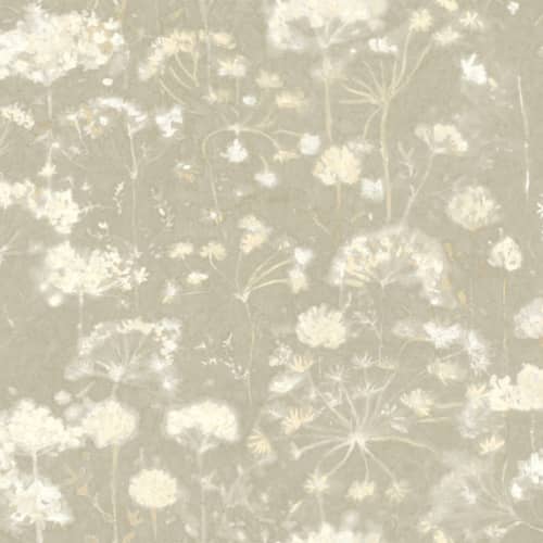 Tapeta York Candice Olson Botanical Dreams NA0540 kwiaty szary