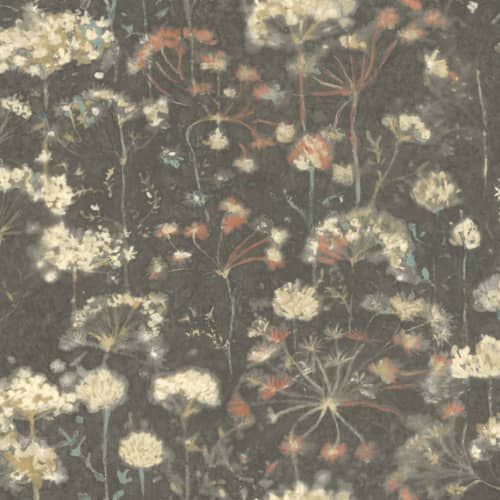 Tapeta York Candice Olson Botanical Dreams NA0545 kwiaty grafitowy