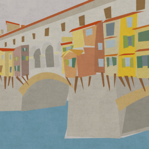 Mural Skinwall Architektura PONTE VECCHIO 722