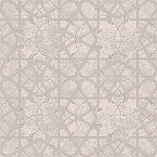 Tapeta Prestige Shiraz geometria metalizowana srebro SR28301