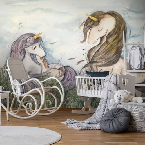 Mural Wallart dla dzieci jednorożce Wild Unicorns