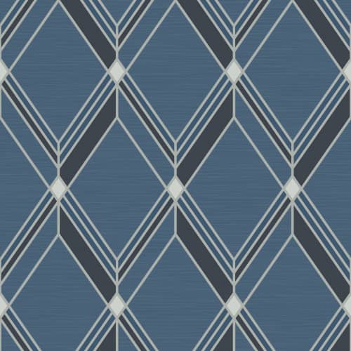 Tapeta ART DECO COLLINS&COMPANY DECO 2 geometria DC60512 romby granat