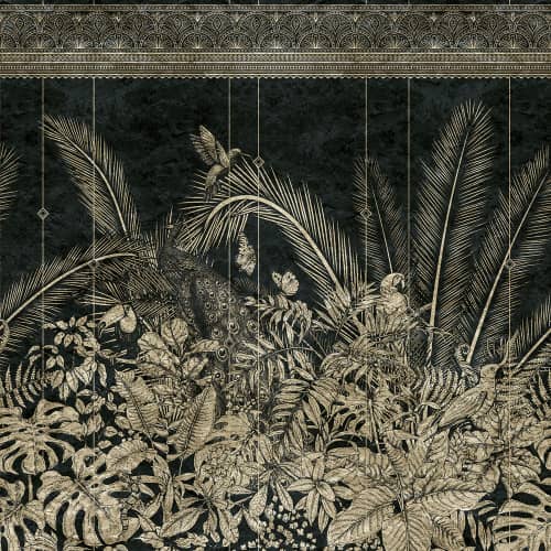Mural Inkiostro Bianco Goldenwall fauna flora Tampura INKVXXO1801