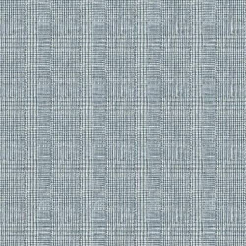 Tapeta niebieska krata York Wallcoverings Ronald Redding Traveler HO2167