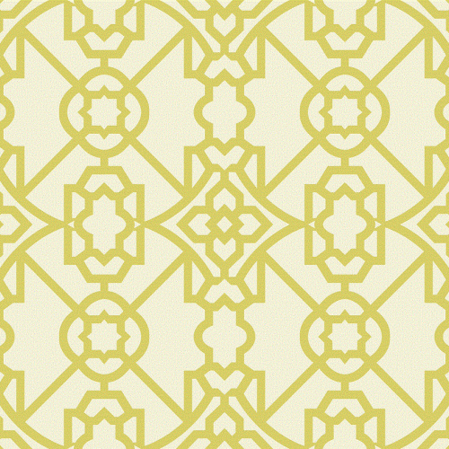 Tapeta WQ Charleston Home JB50504 ornament geometria żółty