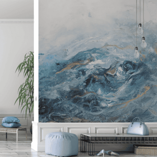 MURAL abstrakcja ocean Nereida WALL ART