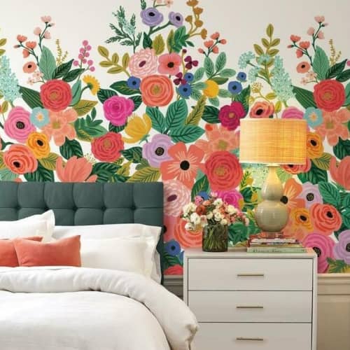 Mural Garden Party Rifle Paper Co. Anna Bond malowane kwiaty RI5190