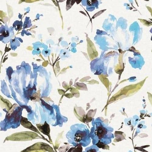 Tapeta samoprzylepna RoomMates kwiaty błękitne RMK11301rl