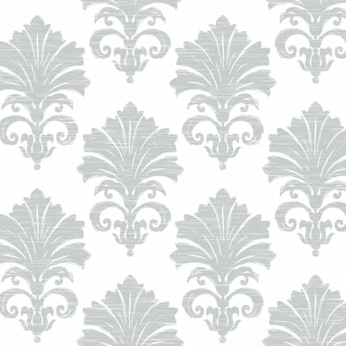 Tapeta nowoczesny szary damask WALLQUEST PURE ELEMENTS SY20700