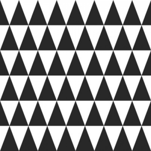 Tapeta ESTA HOME Black & White 155-128 845  / biel i czerń / geometria / trójkąty