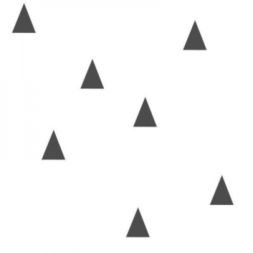 Tapeta ESTA HOME Black & White 155-138 942  / biel i czerń / geometria / trójkąty
