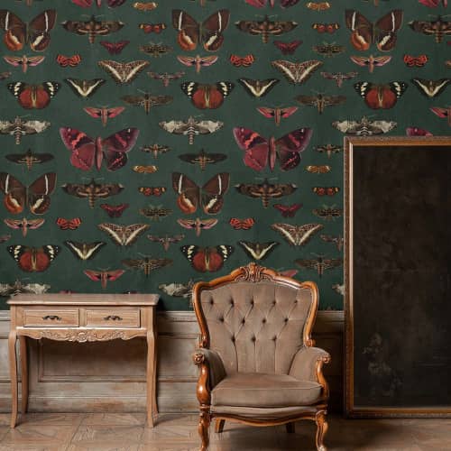 Mural WallColors Butterflies Vert