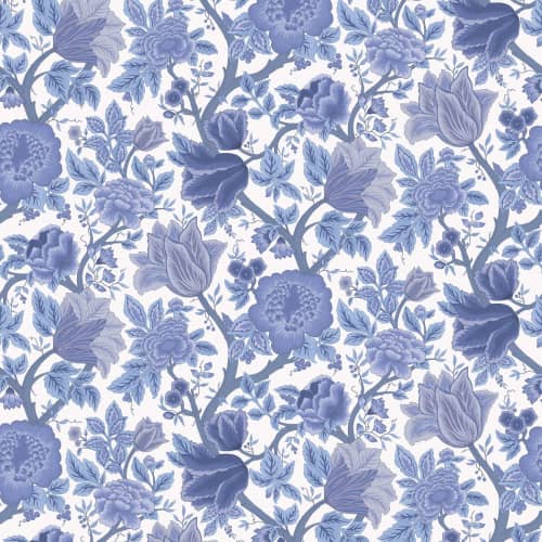 Tapeta Cole&Son Pearwood Midsummer Bloom 116/4016 kwiaty niebieski