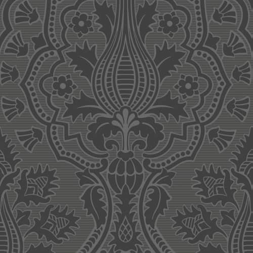 Tapeta Cole&Son Pearwood Pugin Palace Flock 116/9035 damask brązowy