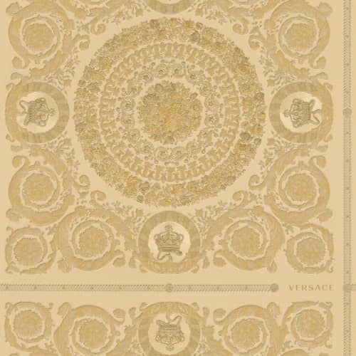 Tapeta 37055-4 Versace IV kwiaty złoty połysk faktura